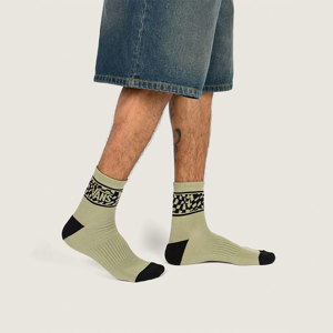 Vans-Medias-Warp Check Half Crew SN