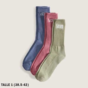 Vans-Medias-Classic Crew Tripack PD