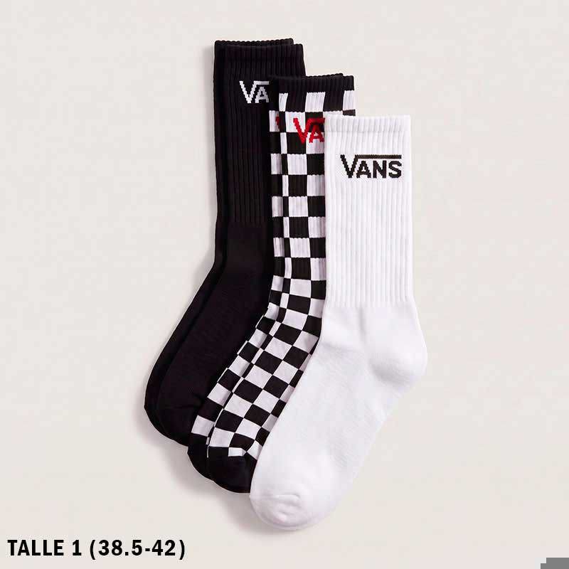 Vans-Medias-Classic Crew Tripack PD